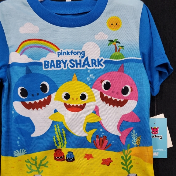🆕️ Baby Shark pjs - Picture 2 of 6